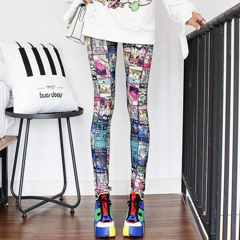 Casual and Colorful Fashion Leggings