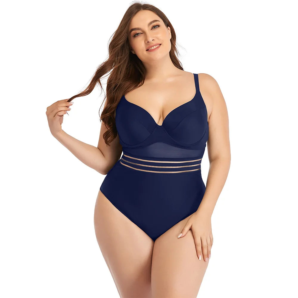 Simple One Piece Swimsuit