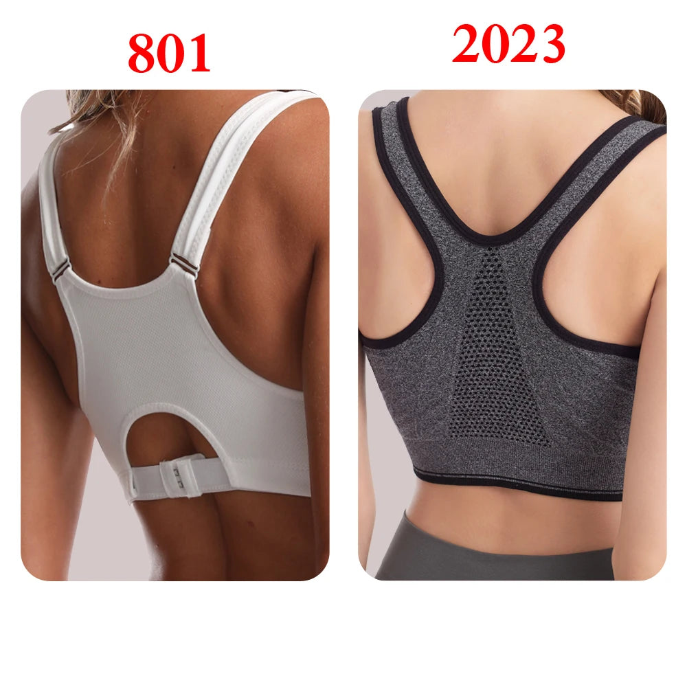 Seamless Push Up Cotton Sports Bra