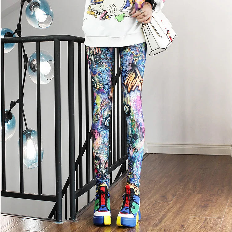 Casual and Colorful Fashion Leggings