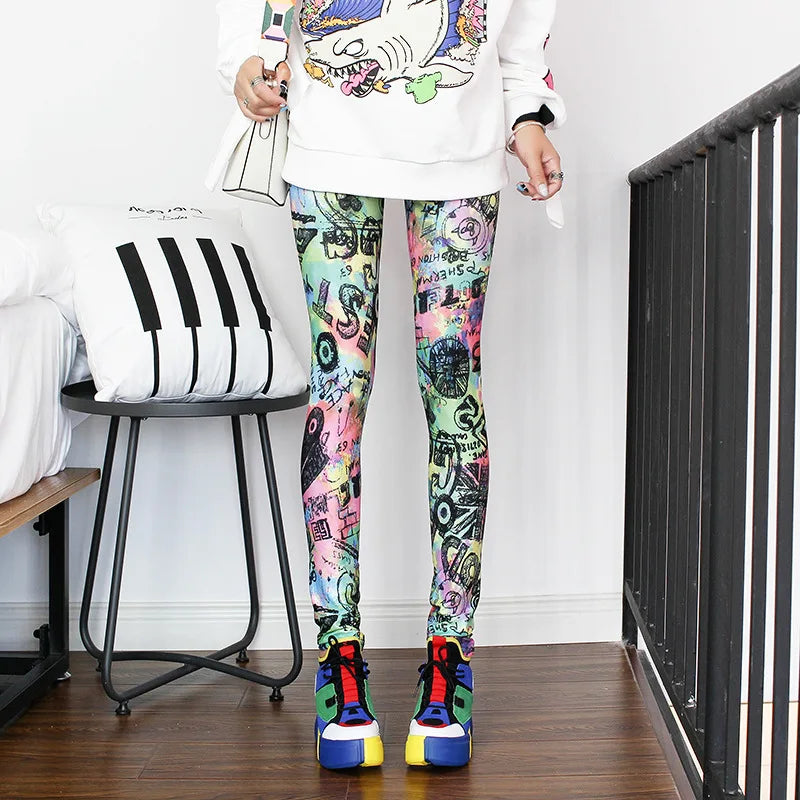 Casual and Colorful Fashion Leggings