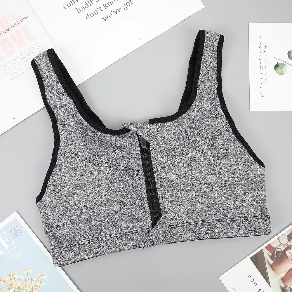 Seamless Push Up Cotton Sports Bra