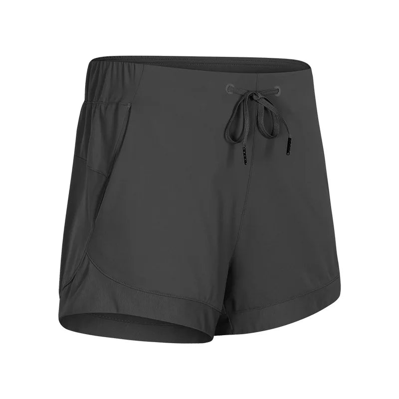 Side Cross Strap Fitness Shorts