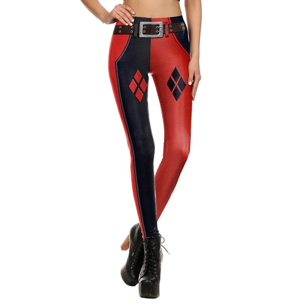 Leather Harley Quinn Leggings