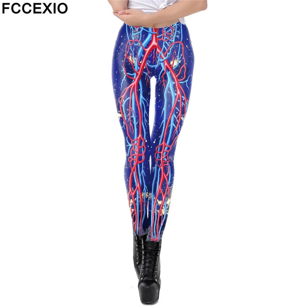 Fashion Design Steampunk Leggings