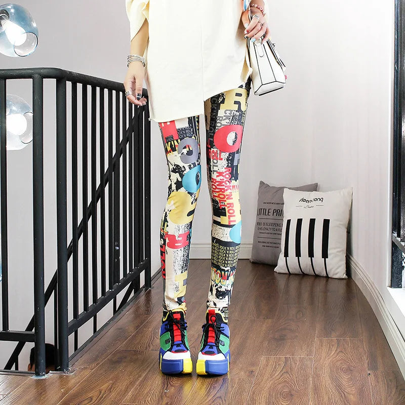 Casual and Colorful Fashion Leggings