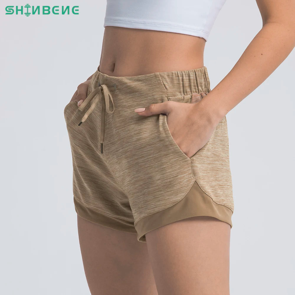 Side Cross Strap Fitness Shorts