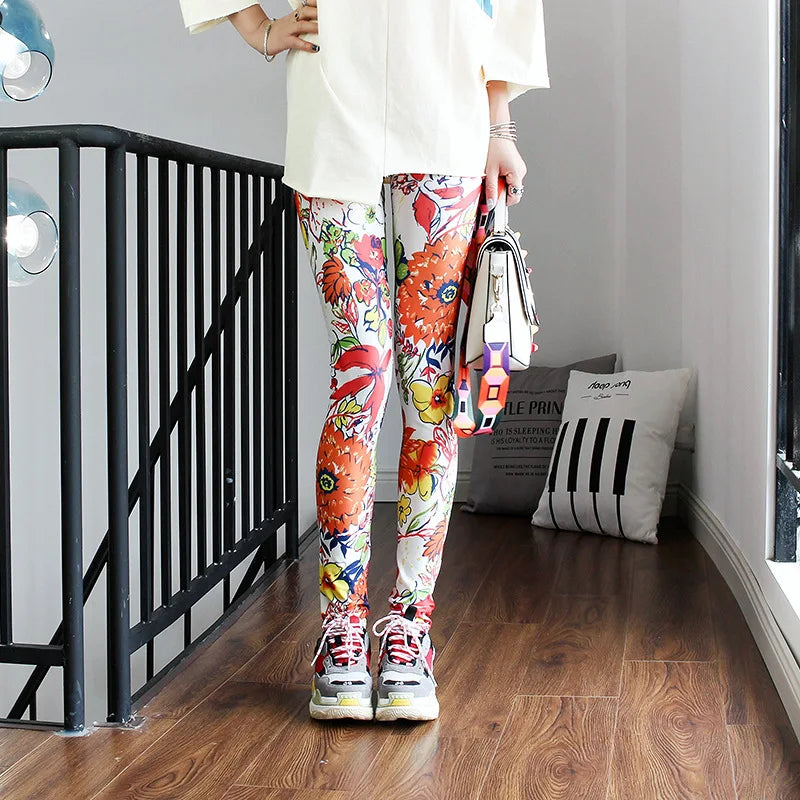 Casual and Colorful Fashion Leggings