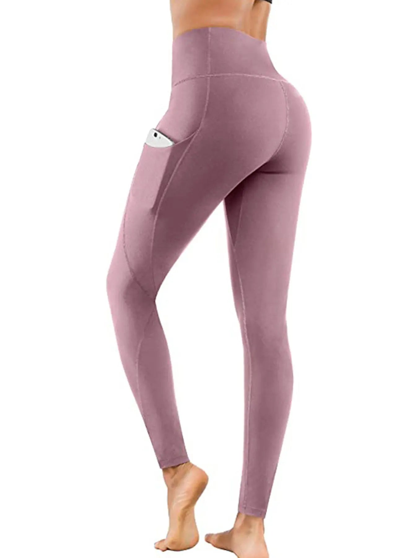 Solid Color Push Up Leggings