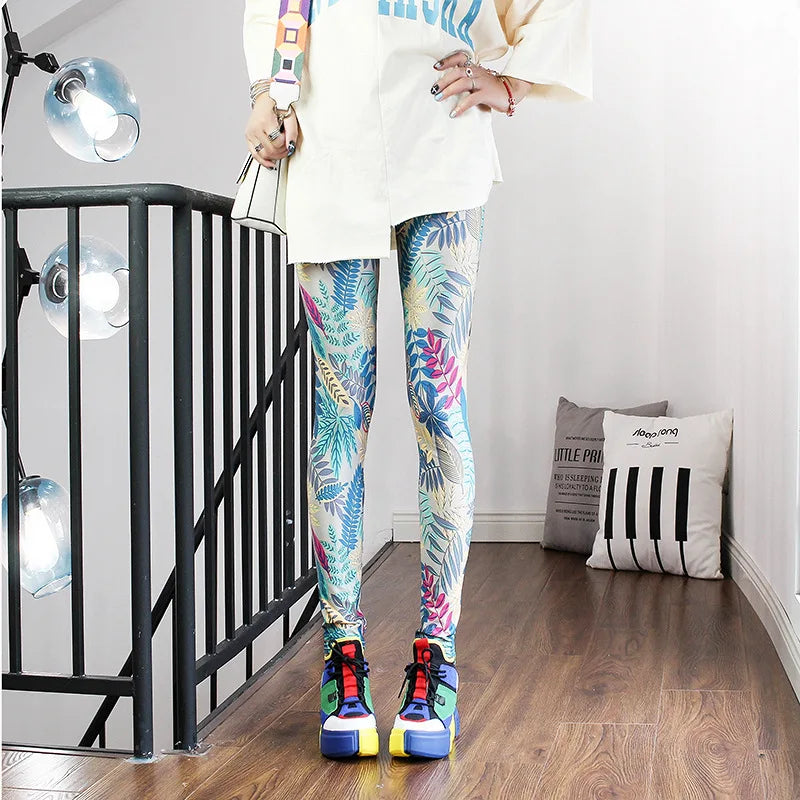 Casual and Colorful Fashion Leggings