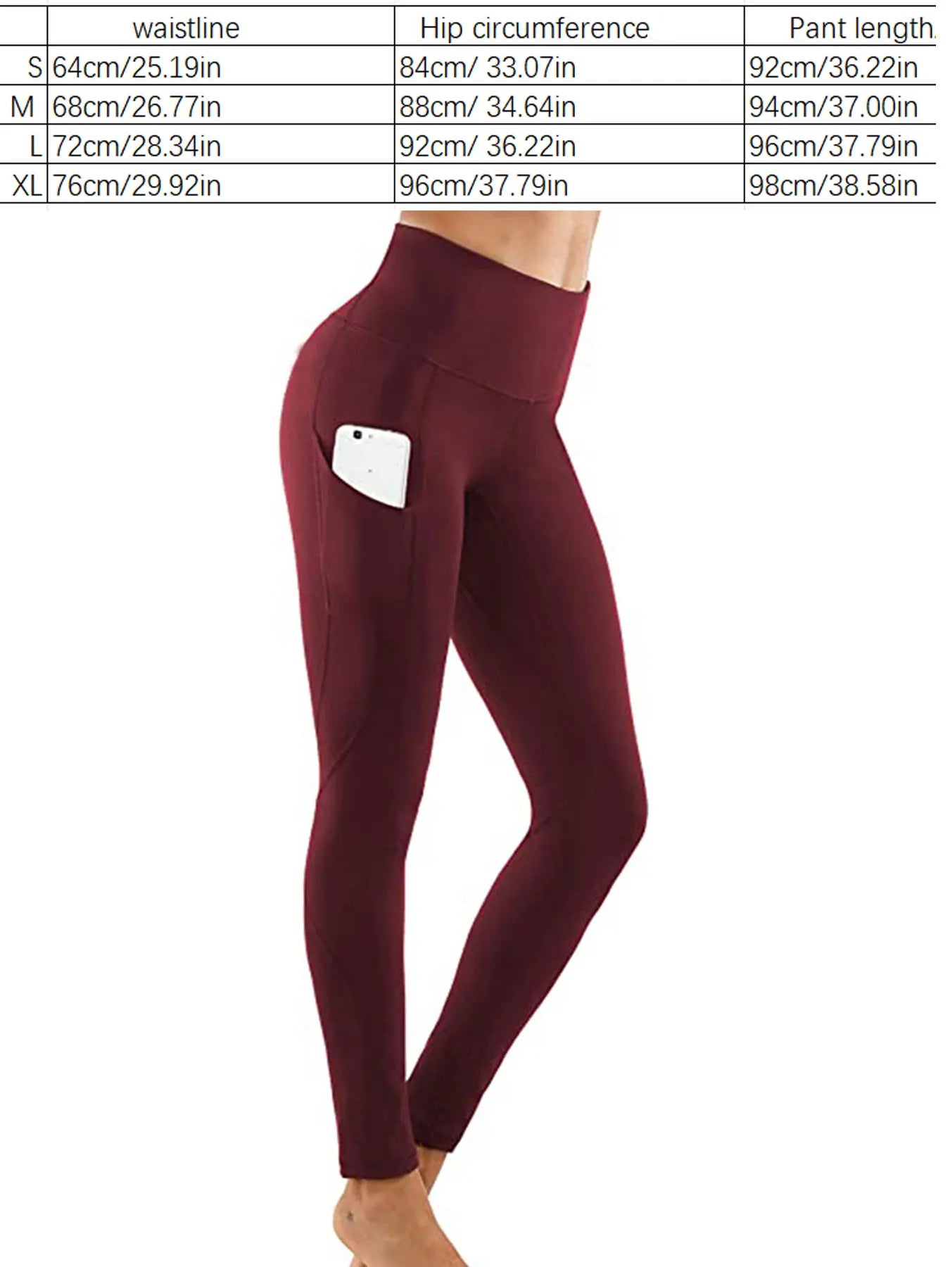 Solid Color Push Up Leggings