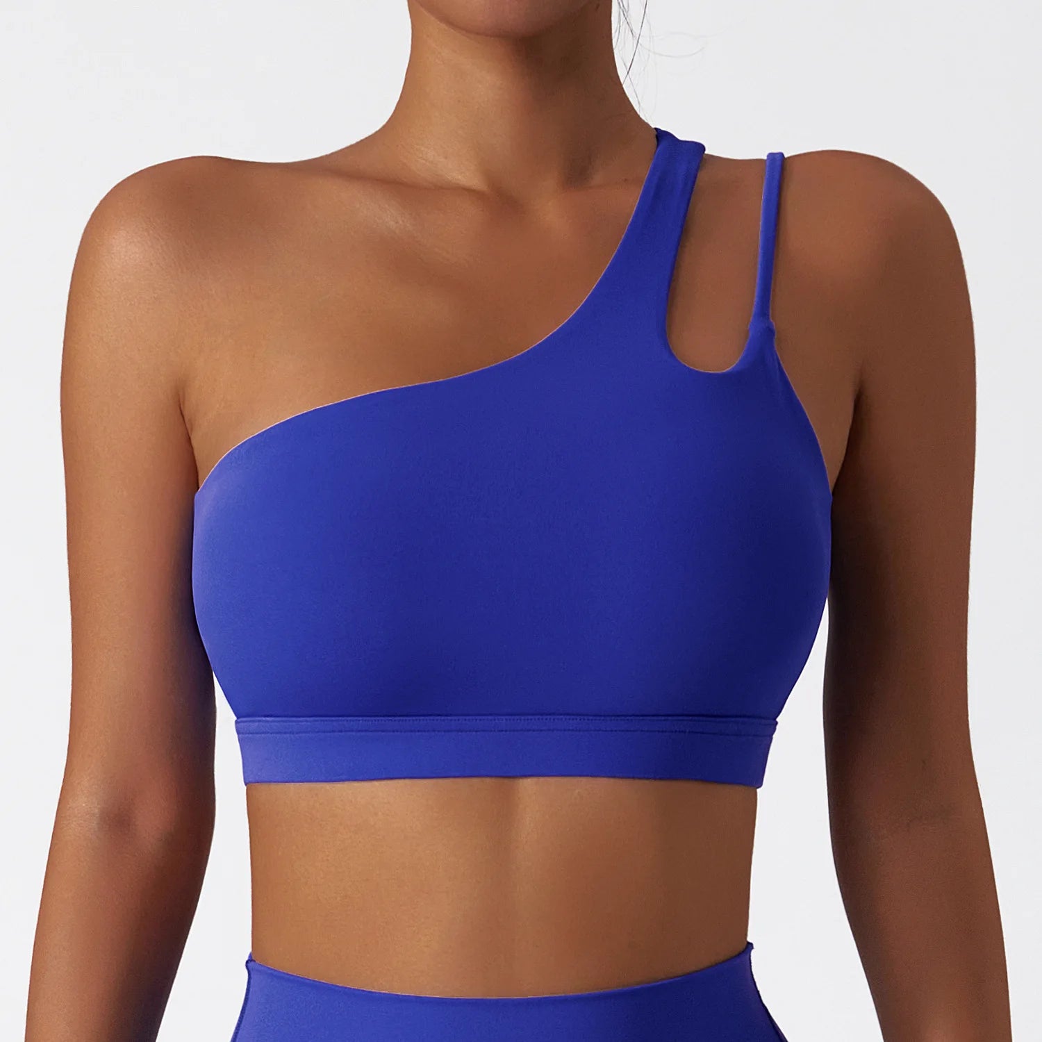 One Shoulder Sports Bra