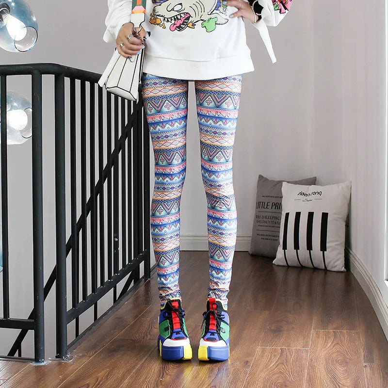 Casual and Colorful Fashion Leggings